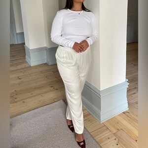 NWT Djerf Avenue Dream Pants in Cloud size L